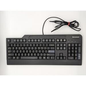 Lenovo USB Keyboard Wired  KB1021 / 54Y9400 Black 104 Key - Tested